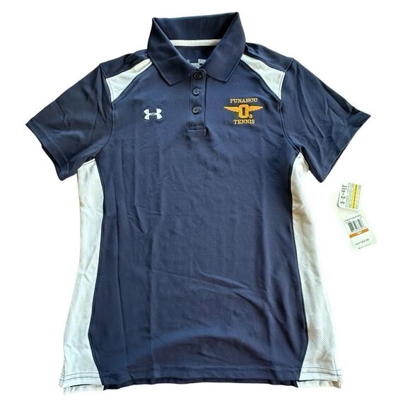 Under Armour ~ Punahou Tennis Women’s Polo ~ size Small ~ NWT - Picture 1 of 10